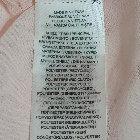 LAUREN RALPH LAUREN Light Pink Short Sleeve Button Up V-Neck Dress CAREER Sz 4 - Picture 8 of 12